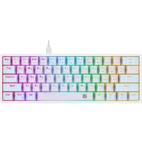 Клавиатура Defender Amox GK-585 проводная, USB Type-A, белый