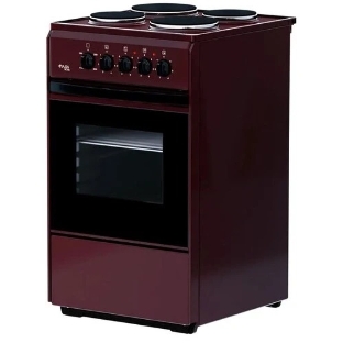 Плита электрическая Лада Nova AE 14027 B коричневый, конфорок 4, духовка 50 л, 50 см x 85 см x 54 см