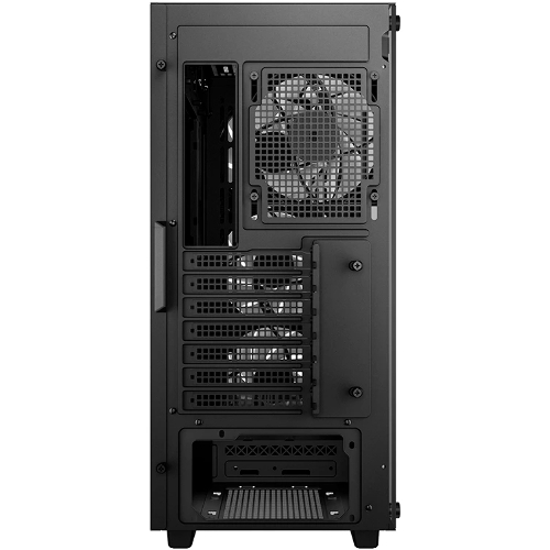 Компьютерный корпус Deepcool MATREXX 55 V4 без БП, боковое окно (закаленное стекло), 3xARGb LED 140мм вентилятора спереди, 1xARGb LED 120мм вентилятор сзади, черный, ATX