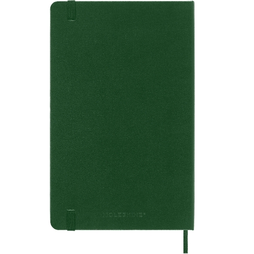 Блокнот Moleskine CLASSIC QP061K15 Large 130х210 мм, 240 страниц, клетка, твердая обложка, зеленый