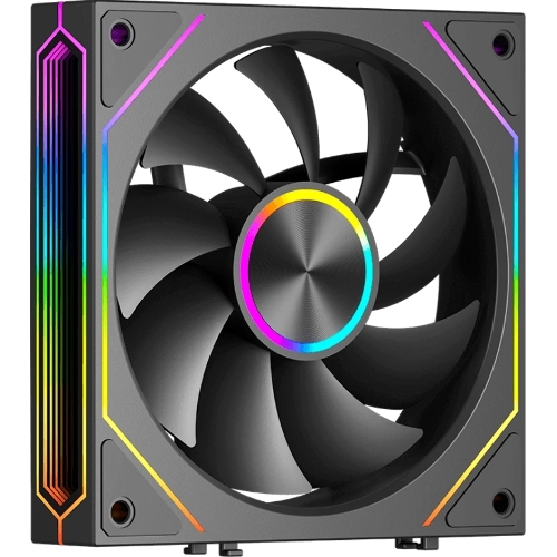 Вентилятор для корпуса PcCooler F3 X120 BK ARGb 120х120x25 черный 4-pin 28.4дБ (F3X120-BKAC012-GL) Ret
