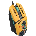 Мышь проводная A4Tech Bloody W63 Max Renegade желтый, 12000 dpi, USB, кнопки - 7