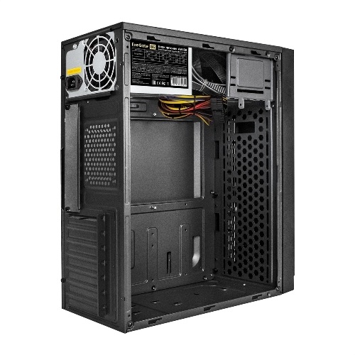 Компьютерный корпус Miditower ExeGate AA-442U2-AA400 (ATX, AA400 8 см, 1хUSB+2хUSB 3.0, аудио, черный)