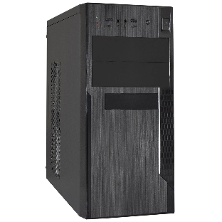 Компьютерный корпус Minitower ExeGate EX299312RUS MA-373X-UNS500 (mATX, БП UNS500 с вент. 12см, 2*USB, аудио, черный)