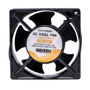 Вентилятор 120х120х38 220V (sleeve bearing)