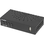 Приставка для цифрового ТВ Hyundai H-DVB440 черный, DVB-T2, DVB-T, DVB-C, HDMI, USB 2.0 x2