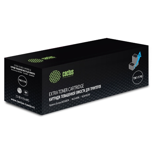 Картридж лазерный Cactus CS-TK1170-MPS черный (12000 стр.) для Kyocera Ecosys M2040dn/M2540dn/M2640idw