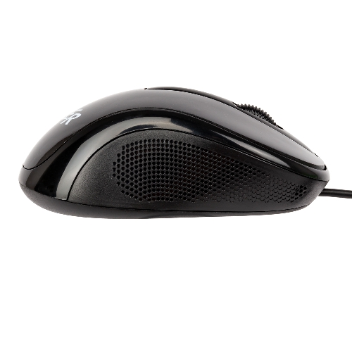 Мышь проводная HIPER HOM-031 черный, 1000 dpi, USB, кнопки - 3