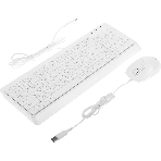 Комплект клавиатура+мышь A4Tech FStyler F1512 проводной, USB, 1200 DPI, белый