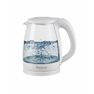 Чайник электрический Sakura SA-2733W белый, 1,7 л., 2200 Вт