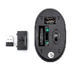 Мышь беспроводная Dialog Comfort MROC-10U черный, 1200 dpi, радиоканал, USB, кнопки - 3