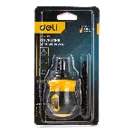 Двухсторонняя отвертка с трещеткой Deli DL626010 PH2+SL6x85мм 6/PH2x85мм. Материал биты: Cr-V. Общая длина: 95-140 мм. Диаметр хвостовика: 6,3 мм.