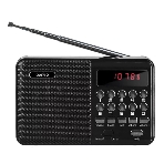 Радиоприемник цифровой Perfeo PALM FM+ 87.5-108МГц/MP3/питание USB или 18650/черный (i90-BL)