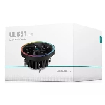 Кулер для процессора DEEPCOOL UL551 черный,(только сокет 1700), 136 мм, алюминий, 1800 об/мин, 26.8 дБ, 4 pin, 95 Вт, 71 мм