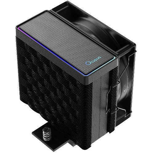 Кулер для процессора Ocypus Gaммa A40 BK ARGb черный 100мм алюминий+медь 2400rpm 29.5db 4-pin 200W 133мм