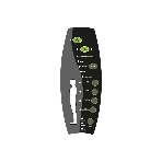 Кресло офисное Cactus CS-CHR-OC02M-BK черный, эко.кожа, крестов. сталь