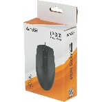 Мышь проводная A4Tech OP-330S черный, 1200 dpi, USB, кнопки - 3