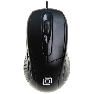 Мышь проводная Oklick 305M черный, 1000 dpi, USB, кнопки - 3