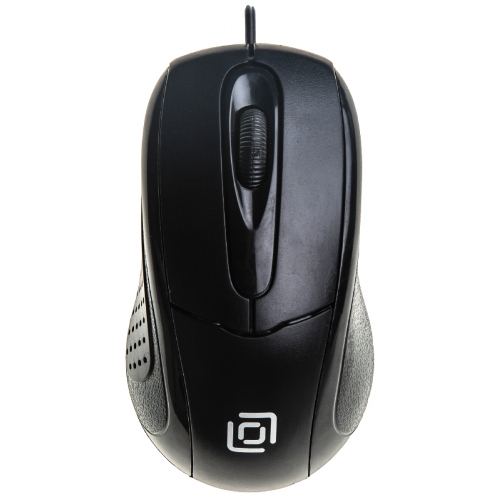 Мышь проводная Oklick 305M черный, 1000 dpi, USB, кнопки - 3