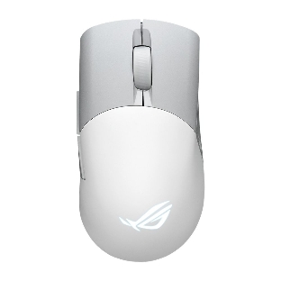 Мышь беспроводная/проводная ASUS ROG Keris Wireless AimPoint белый, 36000 dpi, радиоканал, Bluetooth, USB, кнопки - 5