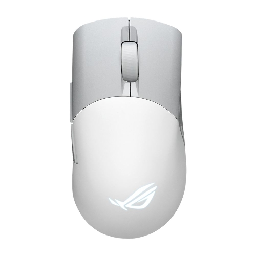 Мышь беспроводная/проводная ASUS ROG Keris Wireless AimPoint белый, 36000 dpi, радиоканал, Bluetooth, USB, кнопки - 5