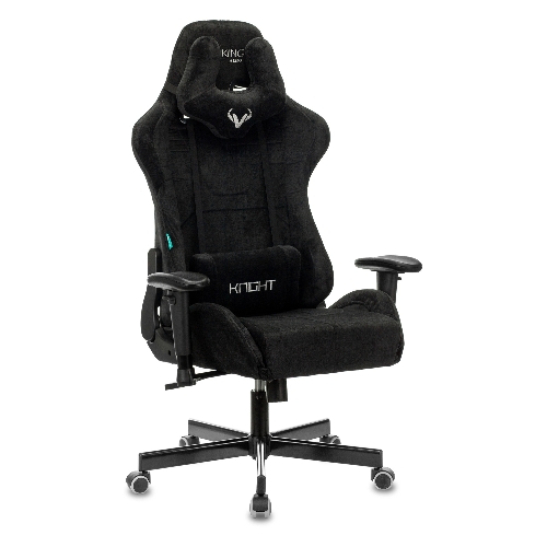 Кресло Бюрократ VIKING KNIGHT LT20 FABRIC черный, ткань, 120 кг, механизм качания