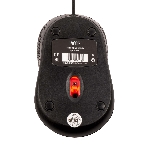 Мышь проводная HIPER HOM-031 черный, 1000 dpi, USB, кнопки - 3