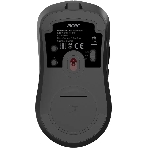 Мышь беспроводная/проводная Acer OMR401 черный, 12000 dpi, радиоканал, Bluetooth, USB, кнопки - 5