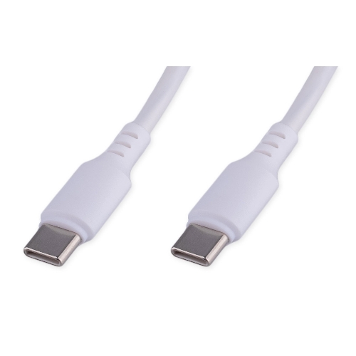 Кабель USB2.0 Cablexpert CC-USB2-CMCM-100-1M-W, Type-C/Type-C, 5A, 100Вт, PD/QC3.0, медь, 1м, белый, пакет
