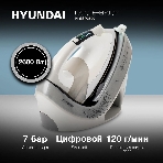 Парогенератор Hyundai H-SSP2600 2600Вт белый/серебристый