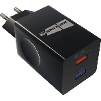 Сетевое зарядное устройство MORE CHOICE (4627151195100) NC55QCm QC3.0 черный