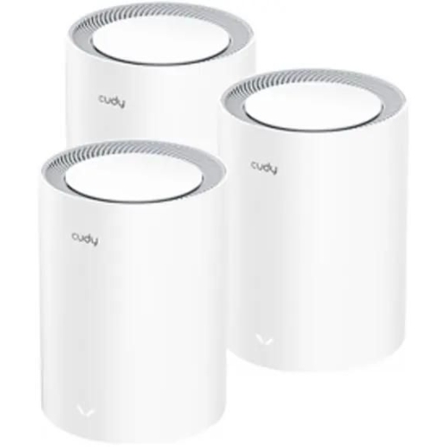 Бесшовный Mesh роутер Cudy M1800(3-Pack) AX1800 10/100/1000BASE-TX белый (упак.:3шт)