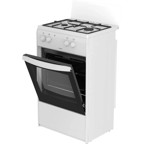 Плита комбинированная Darina S KM 521 300 W белый/черный, конфорок 2 шт, духовка 45 л, 50 см x 85 см x 45 см