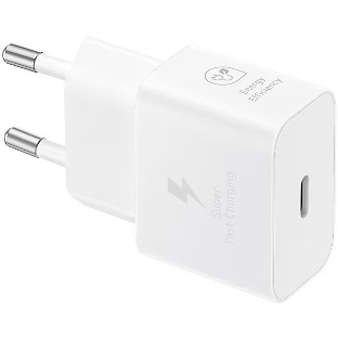 Сетевое зарядное устройство Samsung EP-T2510 25W Type-C белый + cable