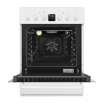 Плита электрическая Maunfeld MEC67CW08TD белый, конфорок 4 шт, духовка 59 л, 60 см x 85 см x 60 см
