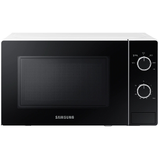 Микроволновая печь Samsung MS20A3010AH белый/черный, 20 л, 700 Вт, переключатели - поворотный механизм