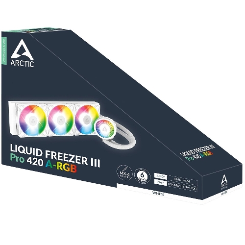 Система жидкостного охлаждения Arctic Cooling Liquid Freezer III Pro 420 Multi Compatible All-In-One CPU Water Cooler (ACFRE00189A)