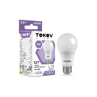 Лампа светодиодная TOKOV ELECTRIC 9 Вт G45 4000К Е27 176-264В