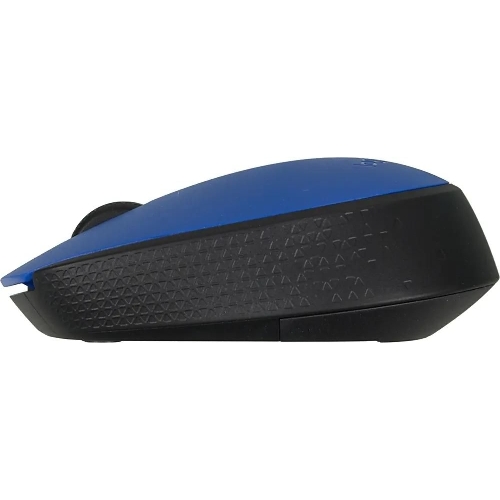 Мышь беспроводная Logitech M171 синий, 1000 dpi, радиоканал, USB, кнопки - 3