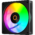 Вентилятор для корпуса Ocypus Gamma F12 Elite BK ARGb REVERSE BLADE, 120x120x25mm, 4-PIN PWM, 600-1800 RPM, 26 DBA MAX, HYDRO BEARING