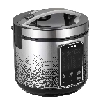 Мультиварка Centek CT-1499 черный/сталь, 900 Вт, 5.0 л, 25 программ, мультиповар, антиприг. покрытие