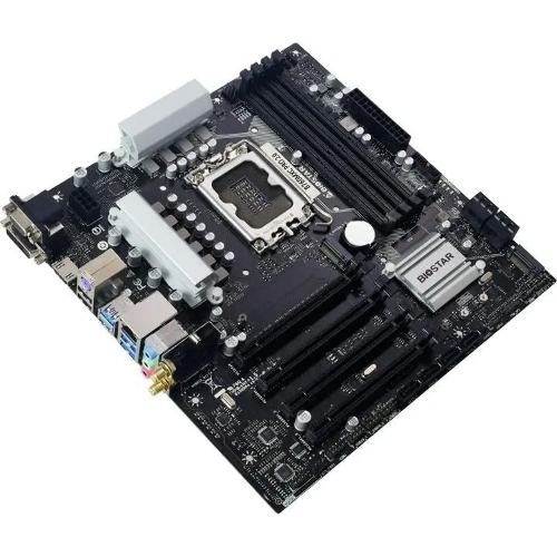 Материнская плата Biostar B760MXC PRO, LGA 1700, Intel B760, 4xDDR4, 8xSATA, 2xM.2, 1xPCIe 4.0 x16, 3xPCIe 3.0 x1, 1xHDMI, 1xDVI, 1xVGA, 1x 1Gb LAN, 4xUSB-A 3.2 Gen 2, 2xUSB-A 2.0, 3x3.5 мм, 7.1, mATX