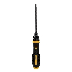 Двухсторонняя отвертка с трещеткой Deli DL626011 PH2+SL6x180 мм 6/PH2x180мм. Материал биты: Cr-V. Общая длина: 180-230 мм. Диаметр хвостовика: 6,3 мм.