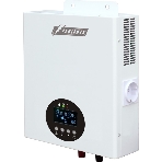 Источник бесперебойного питания ИБП POWERMAN Smart 800 HYBRID, линейно-интерактивный, 800ВА/480Вт, 165-265В, 2 евророзетки, внешняя свинцово-кислотная (AGM, GEL, FB) или LiFePO4 батарея на 12В емкостью от 55Ач (не входит в комплект поставки), ток заряда до 15А, ЖК-дисплей, навесной, 310мм х 270мм х 85мм, 6.6кг.