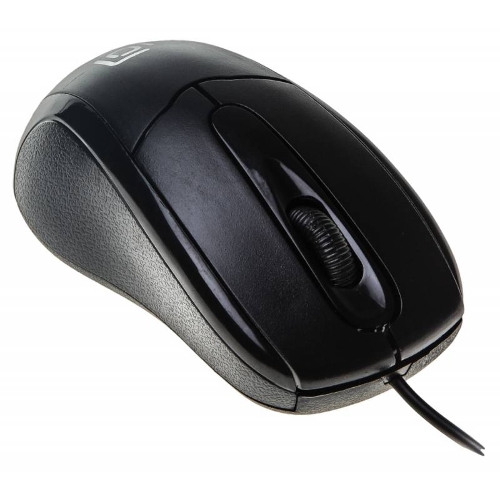 Мышь проводная Oklick 305M черный, 1000 dpi, USB, кнопки - 3