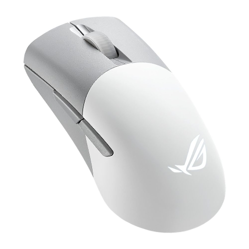 Мышь беспроводная/проводная ASUS ROG Keris Wireless AimPoint белый, 36000 dpi, радиоканал, Bluetooth, USB, кнопки - 5