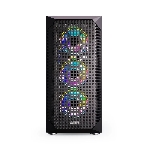 Компьютерный корпус ABR Quantum черный (1хUSB Type-C, 2хUSB 2.0, HD Audio, 4xRGb Fan, ATX, E-ATX)