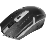 Мышь проводная Defender Hit MB-601 черный, 1200 dpi, USB, кнопки - 4
