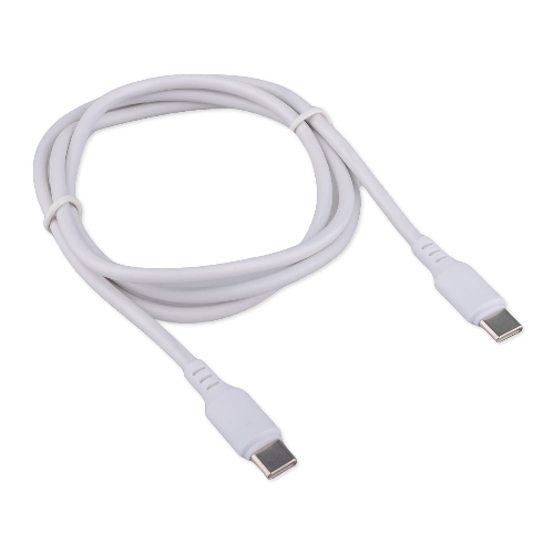 Кабель USB2.0 Cablexpert CC-USB2-CMCM-100-1M-W, Type-C/Type-C, 5A, 100Вт, PD/QC3.0, медь, 1м, белый, пакет