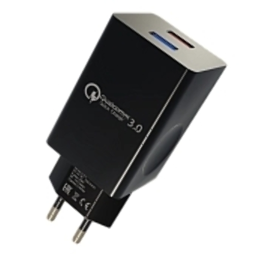 Сетевое зарядное устройство MORE CHOICE (4627151195100) NC55QCm QC3.0 черный